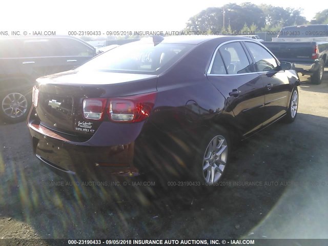 1G11C5SL5FF353557 - 2015 CHEVROLET MALIBU 1LT MAROON photo 4