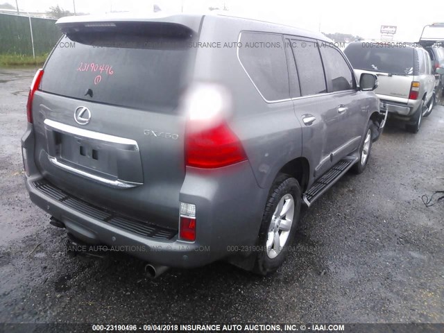 JTJJM7FX4B5027940 - 2011 LEXUS GX PREMIUM GRAY photo 4