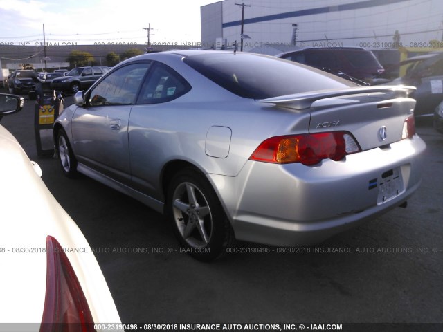 JH4DC54843S004226 - 2003 ACURA RSX SILVER photo 3