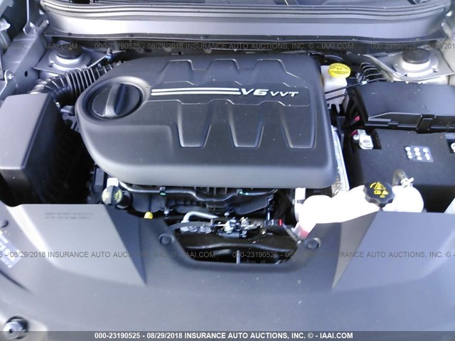 1C4PJMBX6KD224978 - 2019 JEEP CHEROKEE TRAILHAWK SILVER photo 10