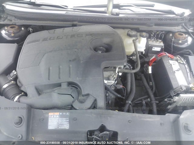 1G1ZB5EB1AF228671 - 2010 CHEVROLET MALIBU LS შავი ფოტო 10