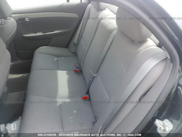 1G1ZB5EB1AF228671 - 2010 CHEVROLET MALIBU LS შავი ფოტო 8
