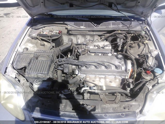 1HGEN1646YL000670 - 2000 HONDA CIVIC GX SILVER photo 10