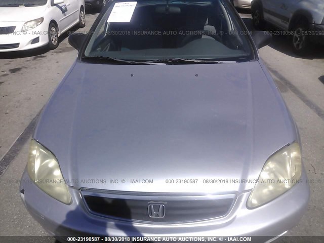 1HGEN1646YL000670 - 2000 HONDA CIVIC GX SILVER photo 6