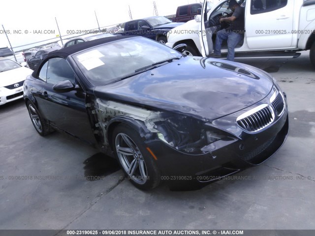 WBSEK93548CY79372 - 2008 BMW M6 BLACK photo 1
