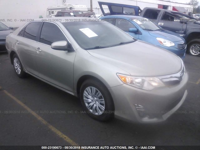 4T4BF1FK1DR303312 - 2013 TOYOTA CAMRY L/SE/LE/XLE Şampan foto 1