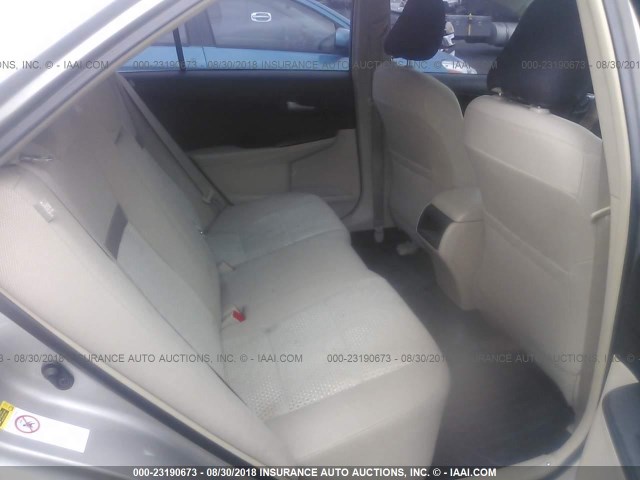 4T4BF1FK1DR303312 - 2013 TOYOTA CAMRY L/SE/LE/XLE Şampan foto 8