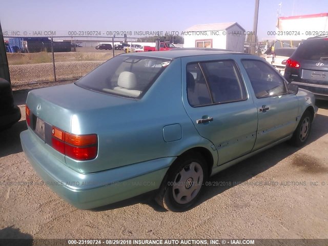 3VWRA81H9WM238228 - 1998 VOLKSWAGEN JETTA GL TEAL photo 4