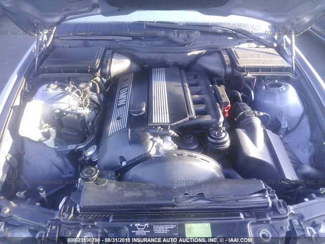 WBADT43403G023379 - 2003 BMW 525 I AUTOMATIC BLUE photo 10