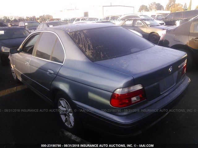 WBADT43403G023379 - 2003 BMW 525 I AUTOMATIC BLUE photo 3