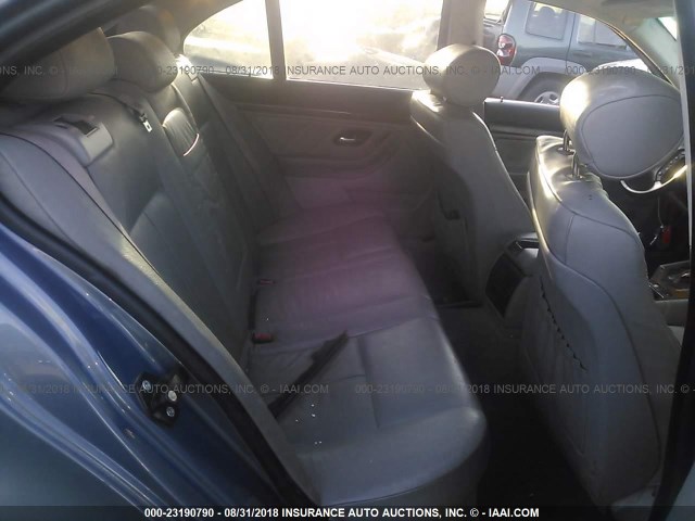 WBADT43403G023379 - 2003 BMW 525 I AUTOMATIC BLUE photo 8