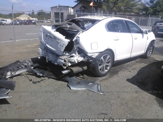 1LNHL9DR8CG802018 - 2012 LINCOLN MKS WHITE photo 4