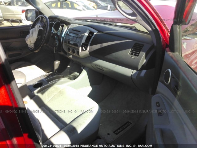 5TETX22NX8Z475289 - 2008 TOYOTA TACOMA ACCESS CAB Қызыл фото 5