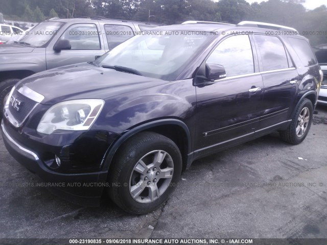 1GKER23D99J156121 - 2009 GMC ACADIA SLT-1 Lila Foto 2