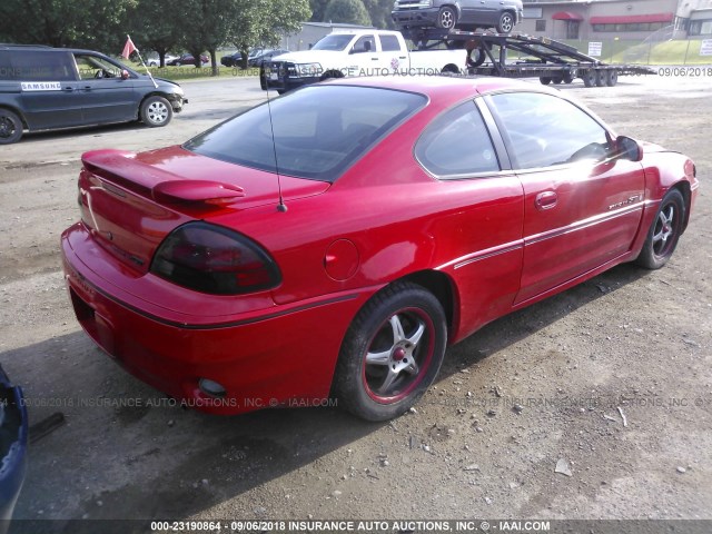 1G2NW12EX1M509966 - 2001 PONTIAC GRAND AM GT RED photo 4