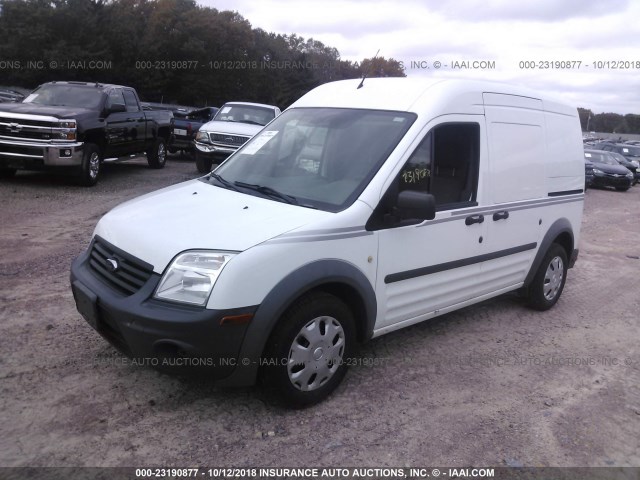 NM0LS7ANXDT148586 - 2013 FORD TRANSIT CONNECT XL WHITE photo 2