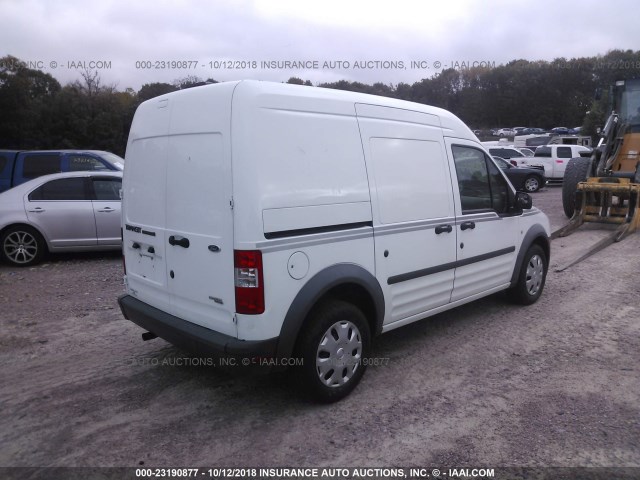 NM0LS7ANXDT148586 - 2013 FORD TRANSIT CONNECT XL WHITE photo 4