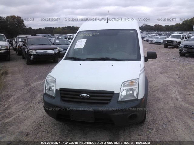 NM0LS7ANXDT148586 - 2013 FORD TRANSIT CONNECT XL WHITE photo 6