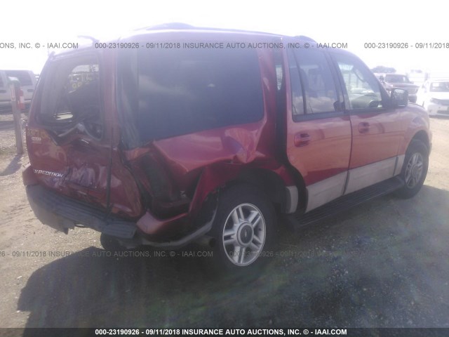 1FMRU15W63LB36520 - 2003 FORD EXPEDITION XLT RED photo 4