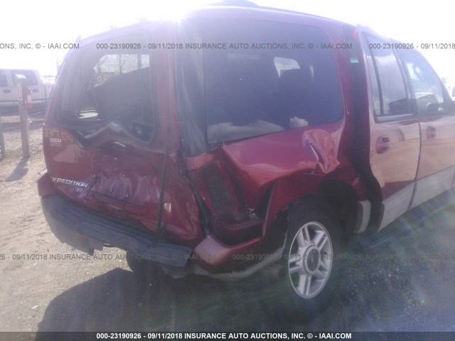 1FMRU15W63LB36520 - 2003 FORD EXPEDITION XLT RED photo 6