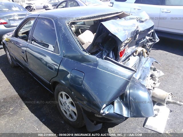 JT2BF22K5V0081627 - 1997 TOYOTA CAMRY LE/XLE 绿色 照片 3