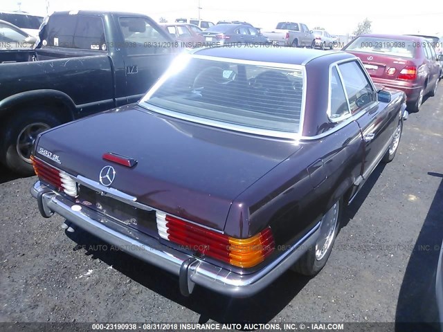 350SL005534 - 1972 MERCEDES E350  BURGUNDY photo 4