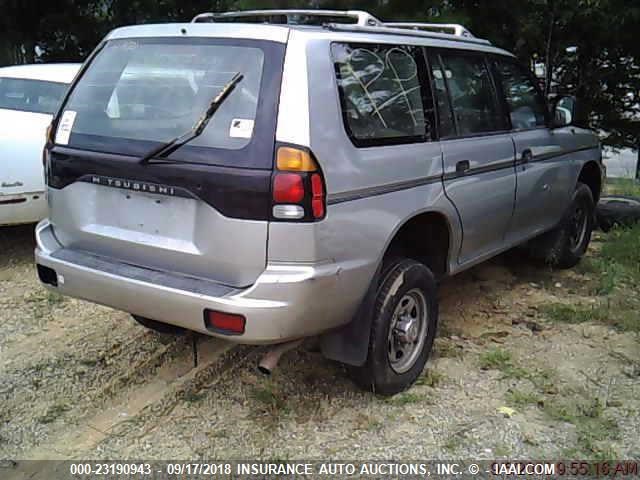 JA4LS21H0YP049526 - 2000 MITSUBISHI MONTERO SPORT ES GRAY photo 4