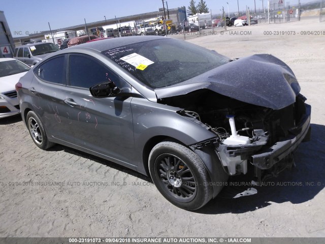 5NPDH4AE5CH074694 - 2012 HYUNDAI ELANTRA GLS/LIMITED GRAY photo 1