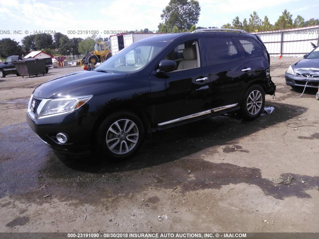 5N1AR2MN1FC685978 - 2015 NISSAN PATHFINDER S/SV/SL/PLATINUM BLACK photo 2