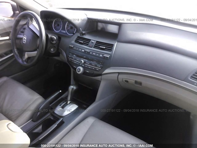 1HGCP36838A050700 - 2008 HONDA ACCORD EXL GRAY photo 5