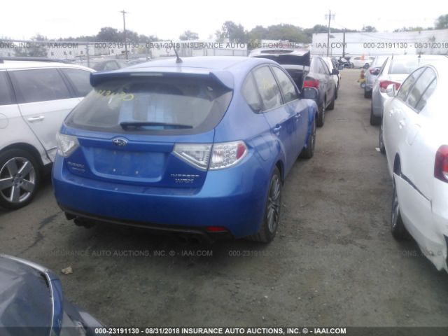 JF1GR7E62CG244650 - 2012 SUBARU IMPREZA WRX BLUE photo 4