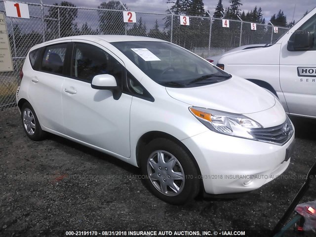 3N1CE2CP2EL417121 - 2014 NISSAN VERSA NOTE S/S PLUS/SV/SL WHITE photo 1