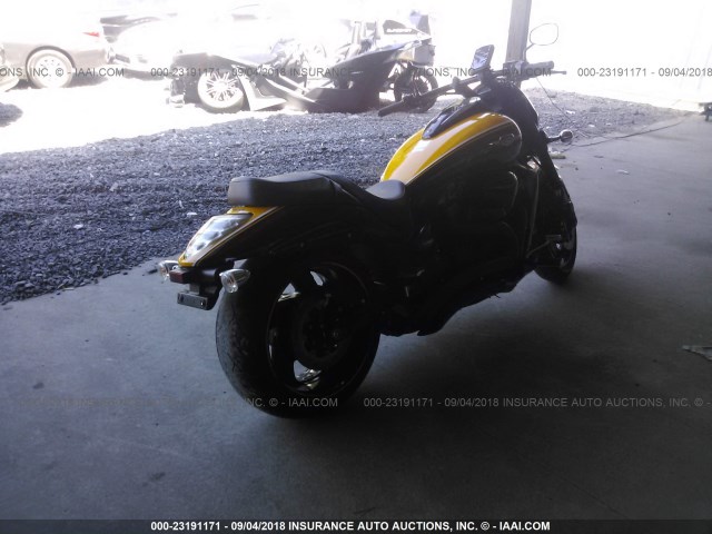 JS1VY53A2E2100378 - 2014 SUZUKI VZR1800 YELLOW photo 4