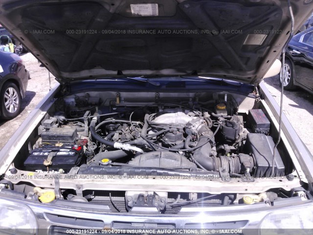 JN8AR05S2XW326639 - 1999 NISSAN PATHFINDER XE/LE Champagne photo 10