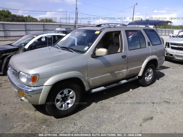 JN8AR05S2XW326639 - 1999 NISSAN PATHFINDER XE/LE Champagne photo 2