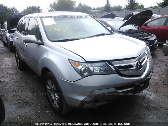 2HNYD28438H556623 - 2008 ACURA MDX TECHNOLOGY SILVER photo 1