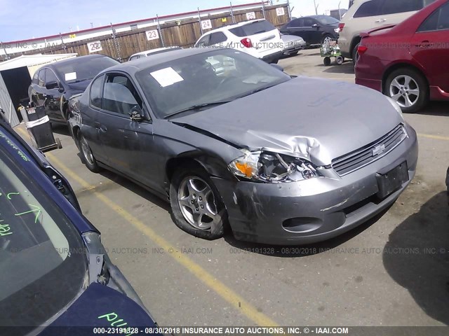 2G1WM15KX69192825 - 2006 CHEVROLET MONTE CARLO LT GRAY photo 1