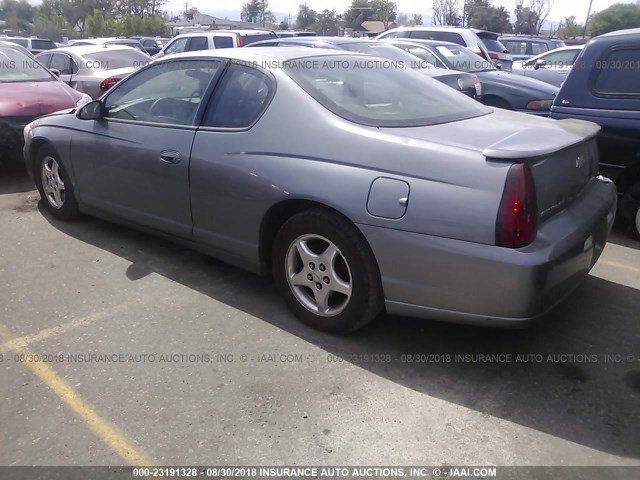 2G1WM15KX69192825 - 2006 CHEVROLET MONTE CARLO LT GRAY photo 3