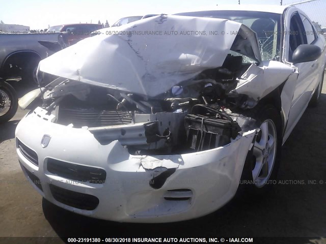 1B3EL46X76N106788 - 2006 DODGE STRATUS SXT WHITE photo 6