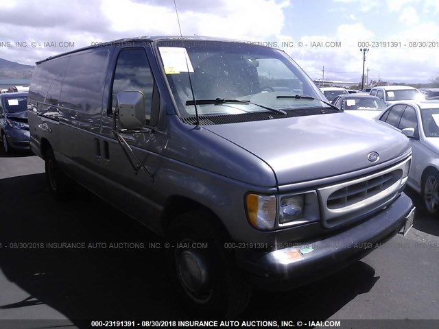 1FTSS34L7YHB36194 - 2000 FORD ECONOLINE E350 SUPER DUTY VAN GRAY photo 1