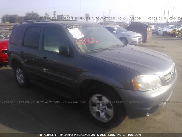 4F2YU09152KM27183 - 2002 MAZDA TRIBUTE LX/ES BLUE photo 1