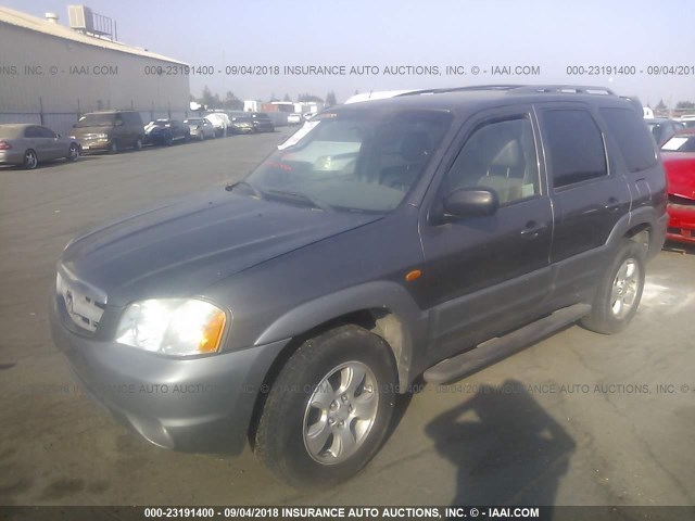 4F2YU09152KM27183 - 2002 MAZDA TRIBUTE LX/ES 蓝色 照片 2