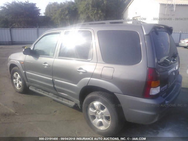 4F2YU09152KM27183 - 2002 MAZDA TRIBUTE LX/ES BLUE photo 3