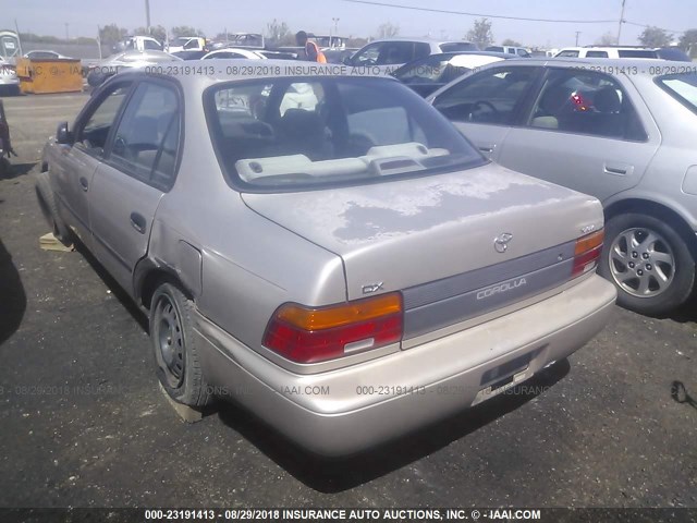 1NXAE09B3SZ247191 - 1995 TOYOTA COROLLA LE/DX ბეჟი ფოტო 3