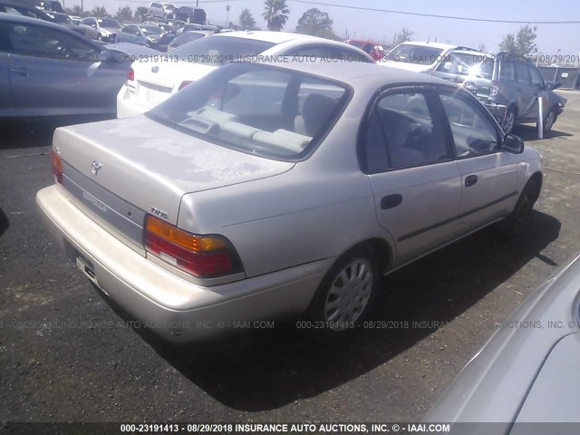 1NXAE09B3SZ247191 - 1995 TOYOTA COROLLA LE/DX ბეჟი ფოტო 4