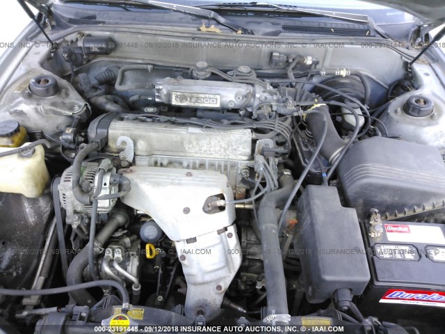 4T1BG12K3TU769013 - 1996 TOYOTA CAMRY DX/LE/XLE ვერცხლისფერი ფოტო 10