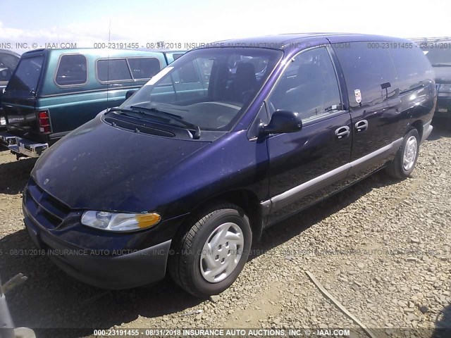 1B4GP44G8WB748305 - 1998 DODGE GRAND CARAVAN SE/SPORT PURPLE photo 2