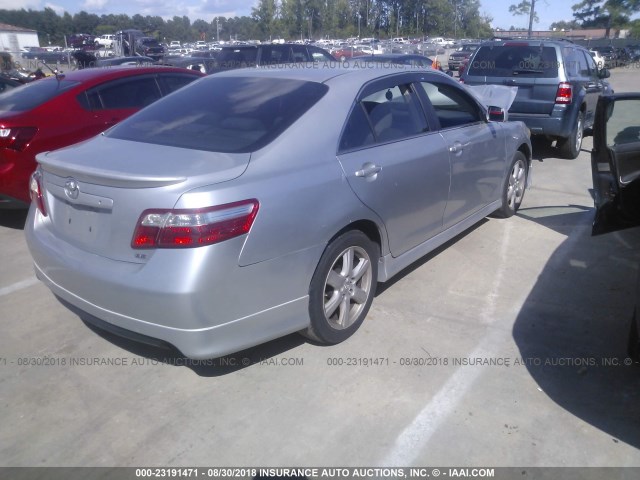 4T1BE46K67U104355 - 2007 TOYOTA CAMRY NEW GENERAT CE/LE/XLE/SE GRAY photo 4
