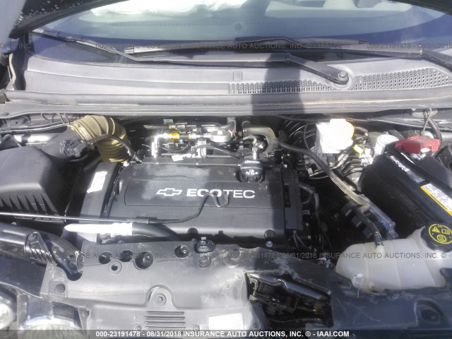 1G1JB5SH4G4135461 - 2016 CHEVROLET SONIC LS 灰色 照片 10