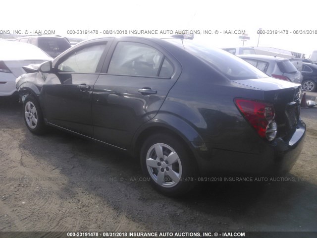 1G1JB5SH4G4135461 - 2016 CHEVROLET SONIC LS 灰色 照片 3